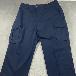 elbeco Cargo Pants Men Size 38R Navy Made in U.S.A. Perfect for Casual or Work